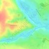 Топографічна карта Меджибіж, висота, рельєф