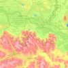 Топографічна карта Кам'янопотоківська сільська громада, висота, рельєф