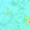 Топографічна карта Великобийганська сільська громада, висота, рельєф