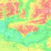 Топографічна карта Путивльський район, висота, рельєф