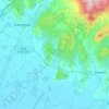 Топографічна карта Баранинська сільська громада, висота, рельєф