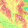 Топографічна карта Тереблеченська сільська громада, висота, рельєф