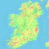 Топографічна карта Ireland, висота, рельєф