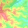 Топографічна карта Придорожнє, висота, рельєф