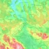 Топографічна карта Острах, висота, рельєф