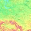 Топографічна карта Одра, висота, рельєф
