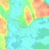 Топографічна карта Кобеляки, висота, рельєф