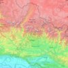Топографічна карта गण्डकी प्रदेश, висота, рельєф