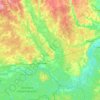 Топографічна карта Пекшинське сільське поселення, висота, рельєф