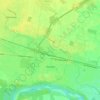 Топографічна карта Лужани, висота, рельєф