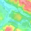 Топографічна карта Бірки, висота, рельєф