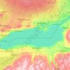 Топографічна карта Lake Ontario, висота, рельєф
