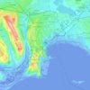 Топографічна карта Баку, висота, рельєф