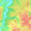 Топографічна карта Святошинський район, висота, рельєф