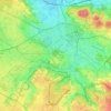 Топографічна карта Галицький район, висота, рельєф
