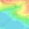 Топографічна карта Берестки, висота, рельєф