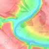 Топографічна карта Городниця, висота, рельєф