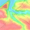Топографічна карта Василівка, висота, рельєф
