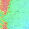Топографічна карта Tenkasi, висота, рельєф