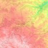 Топографічна карта Житомирський район, висота, рельєф