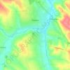 Топографічна карта Тлумач, висота, рельєф