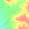Топографічна карта Канівське сільське поселення, висота, рельєф