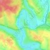 Топографічна карта Острів, висота, рельєф