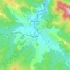 Топографічна карта Ворохта, висота, рельєф