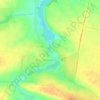 Топографічна карта Вернигородок, висота, рельєф