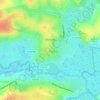 Топографічна карта Локачі, висота, рельєф