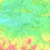 Топографічна карта Пардубіце, висота, рельєф