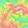 Топографічна карта Перехресне, висота, рельєф