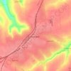 Топографічна карта Верхівцеве, висота, рельєф