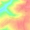 Топографічна карта Зелена Долина, висота, рельєф