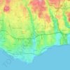 Топографічна карта Oeiras, висота, рельєф
