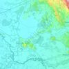 Топографічна карта Берегівський район, висота, рельєф