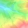 Топографічна карта Дружне, висота, рельєф