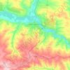 Топографічна карта Міський округ Каменськ-Шахтинський, висота, рельєф
