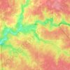 Топографічна карта Саров, висота, рельєф