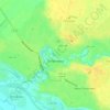 Топографічна карта Петриківка, висота, рельєф