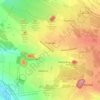 Топографічна карта Торецьк, висота, рельєф