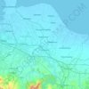 Топографічна карта Karawang, висота, рельєф