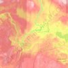 Топографічна карта Athabasca County, висота, рельєф