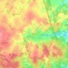 Топографічна карта Кринкі, висота, рельєф