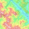Топографічна карта Huyện Bát Xát, висота, рельєф