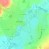 Топографічна карта Зіньків, висота, рельєф