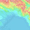 Топографічна карта Галф, висота, рельєф