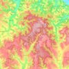 Топографічна карта Холодний Яр, висота, рельєф