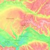 Топографічна карта Новомосковський район, висота, рельєф