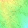 Топографічна карта Кечкемет, висота, рельєф